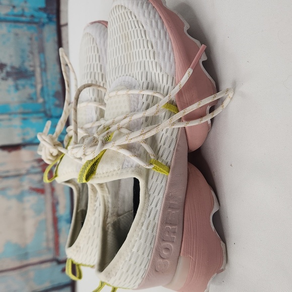 Sorel kinetic impact lace - color white, eraser pink - Picture 4 of 6